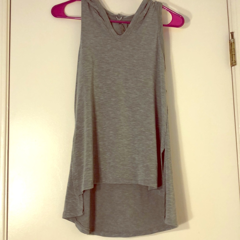 Tank top with a hood